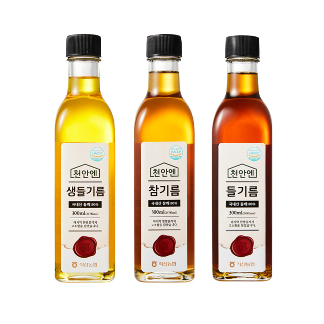 천안시농협조합공동사업법인 천안엔 참기름, 들기름, 생들기름 썸네일 이미지